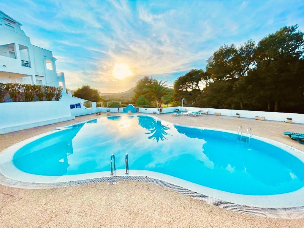 Apartamento Atardecer En Menorca Son Parc Vista Al Campo De Golf Exterior foto