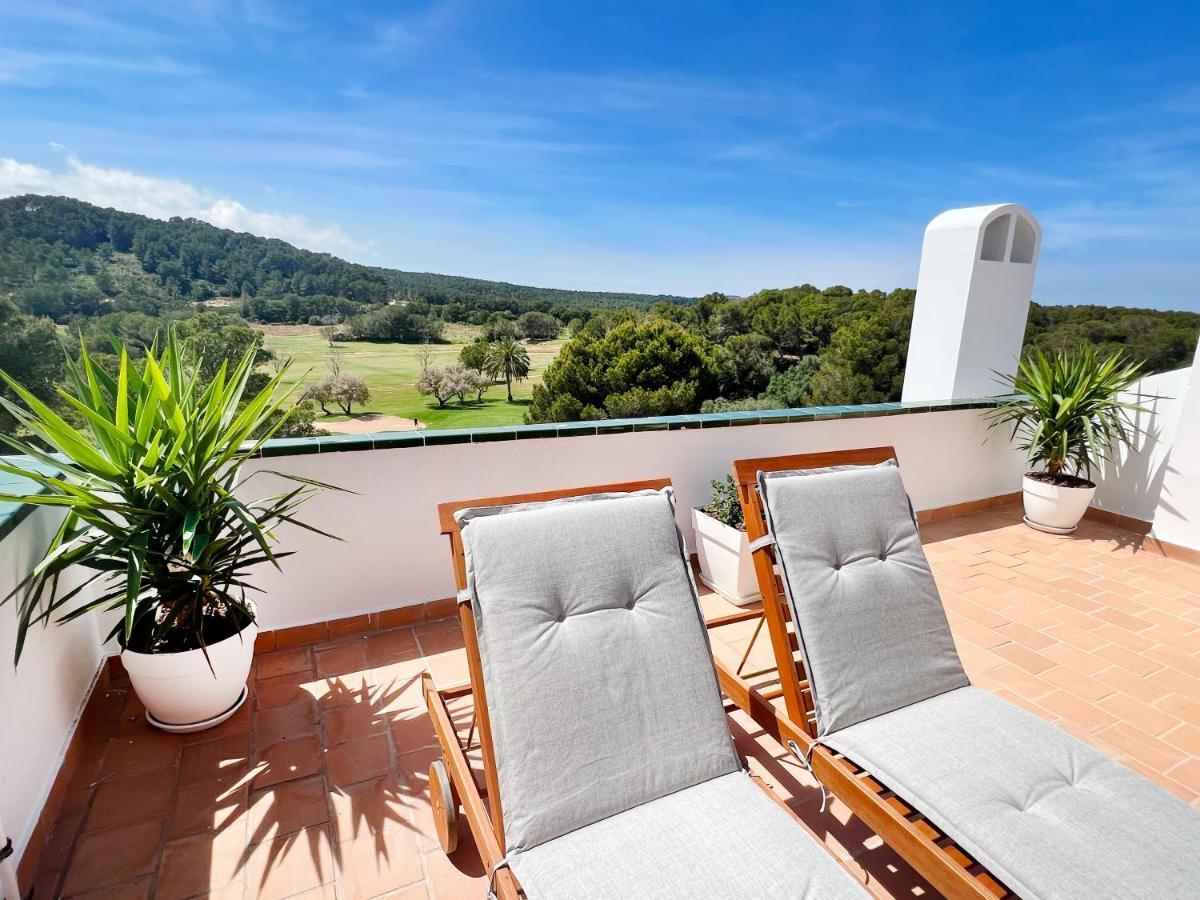 Apartamento Atardecer En Menorca Son Parc Vista Al Campo De Golf Exterior foto