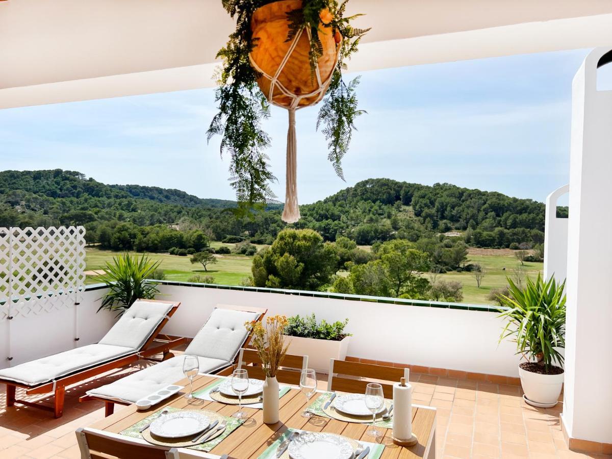 Apartamento Atardecer En Menorca Son Parc Vista Al Campo De Golf Exterior foto